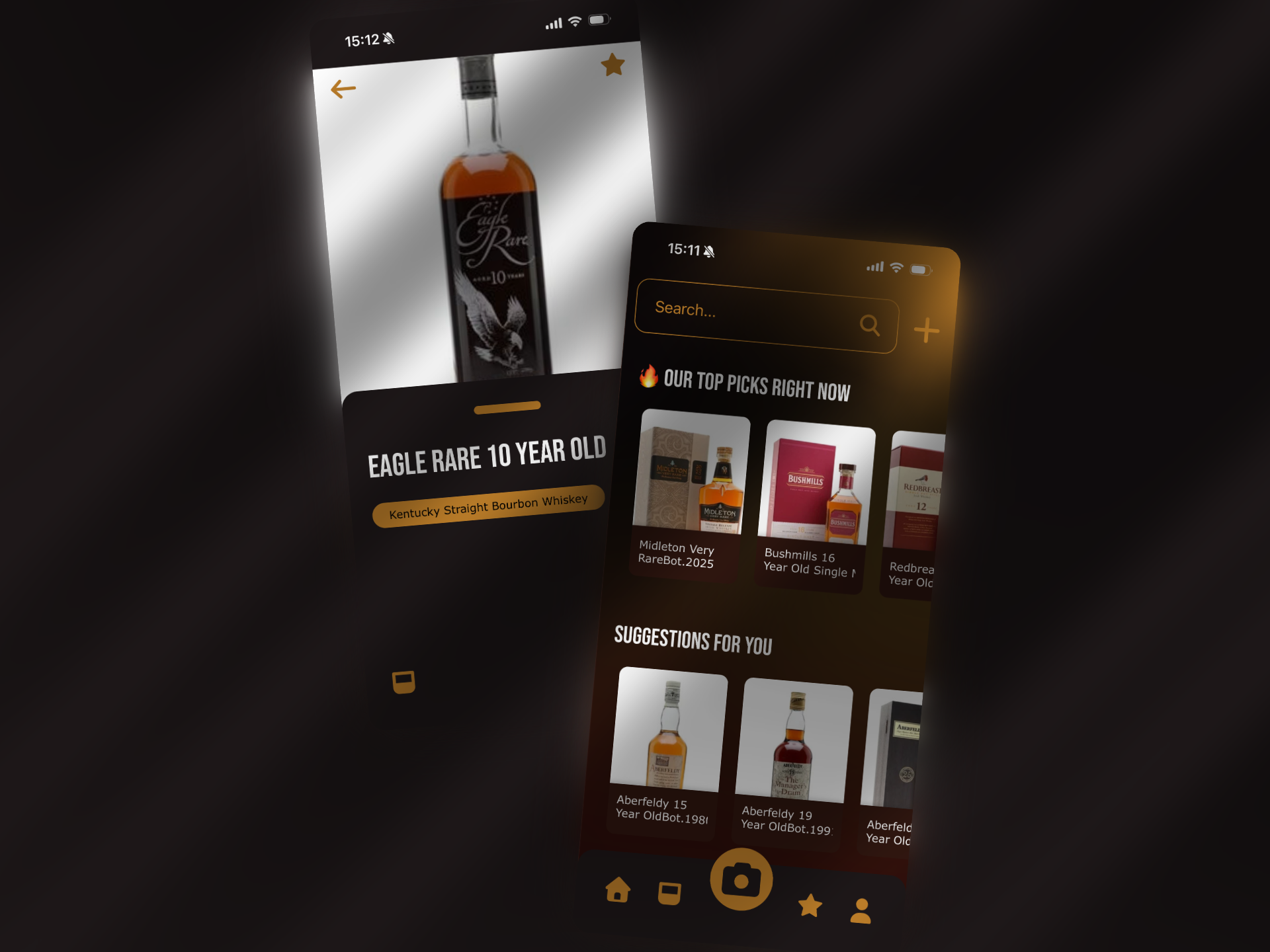 Angels Share App Mockup